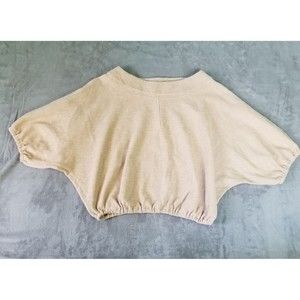 Anthropologie Tamia Cropped Dolman Oversized Top Sweater Womens Size Medium